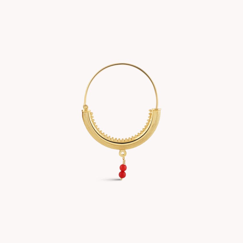 Srebrne naušnice Konavoke Medium