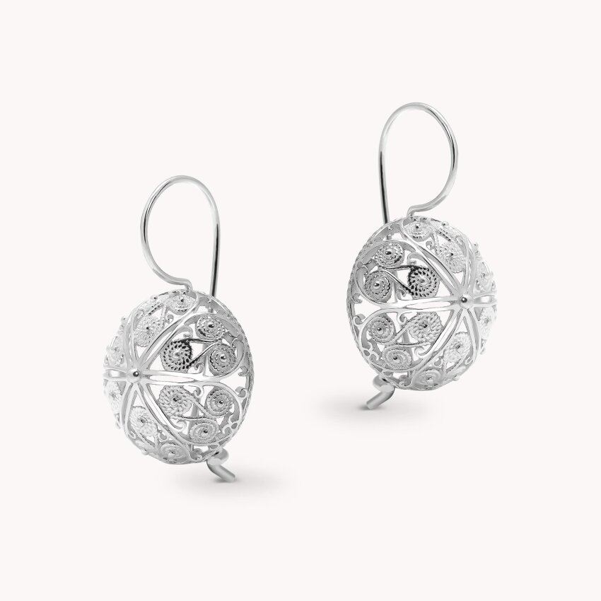 Srebrne naušnice Šibenski Botuni Large