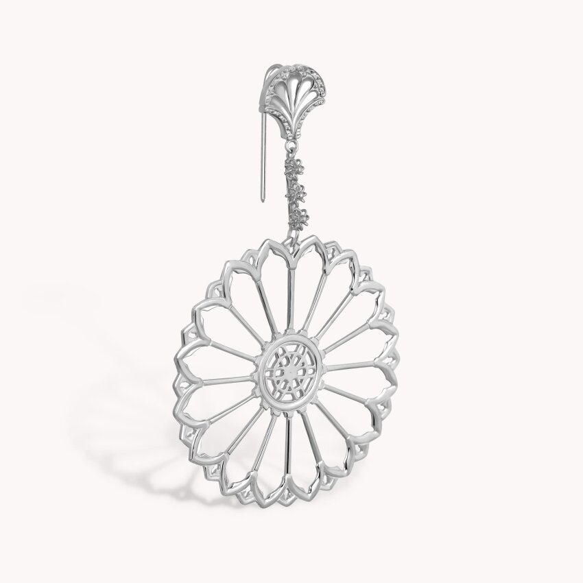 Srebrne naušnice Šibenske Rozete