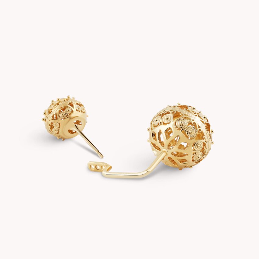 Srebrne naušnice Šibenski Botuni Medium