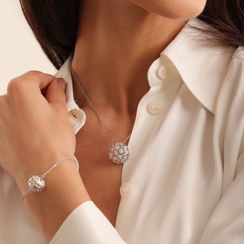 Srebrna ogrlica Šibenski Botun Medium