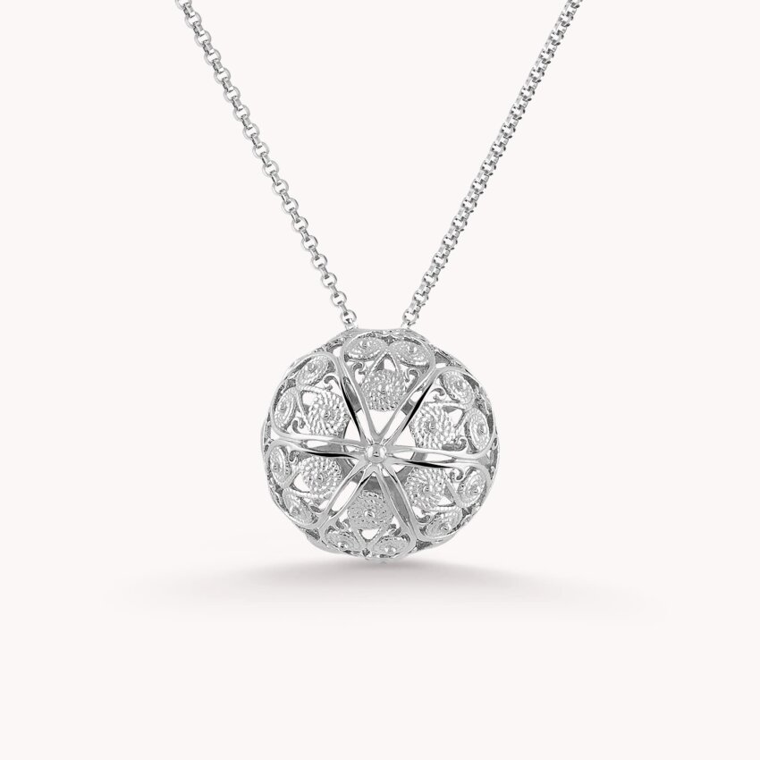 Srebrna ogrlica Šibenski Botun Medium