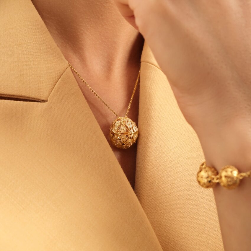 Srebrna ogrlica Šibenski Botun Medium