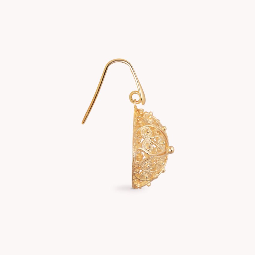 Srebrne naušnice Dalmatinske Kocke Large