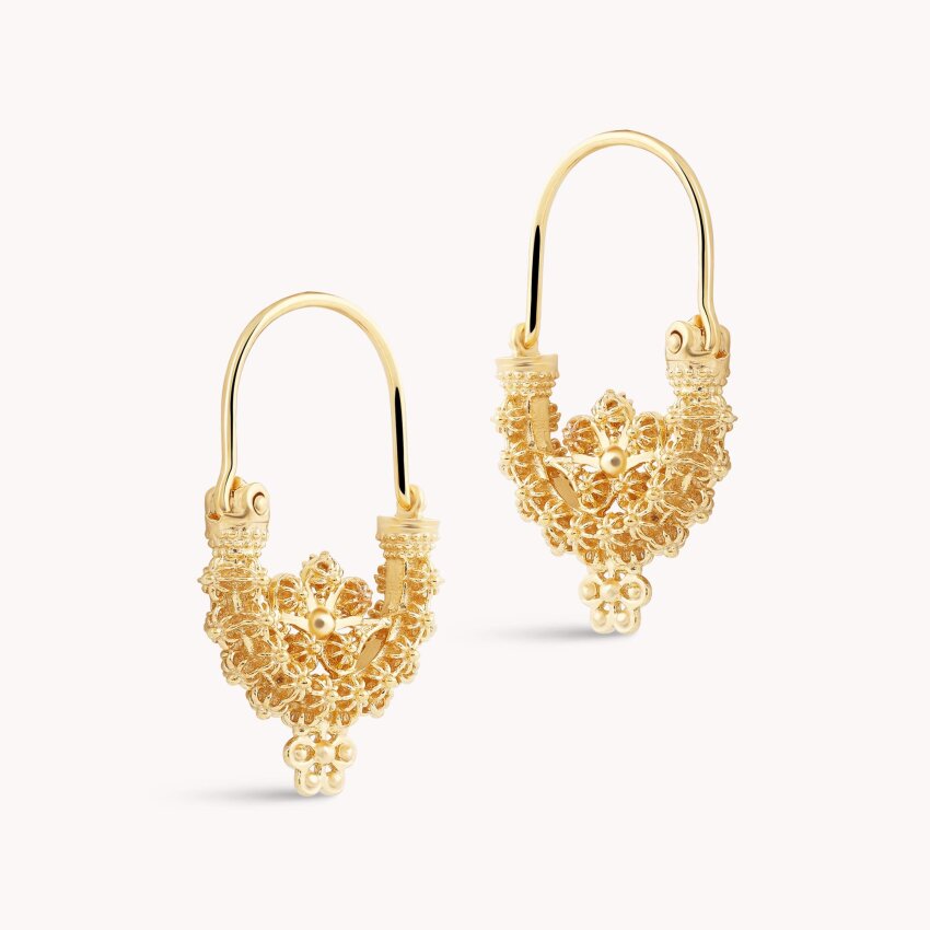 Srebrne naušnice Rećine Petite