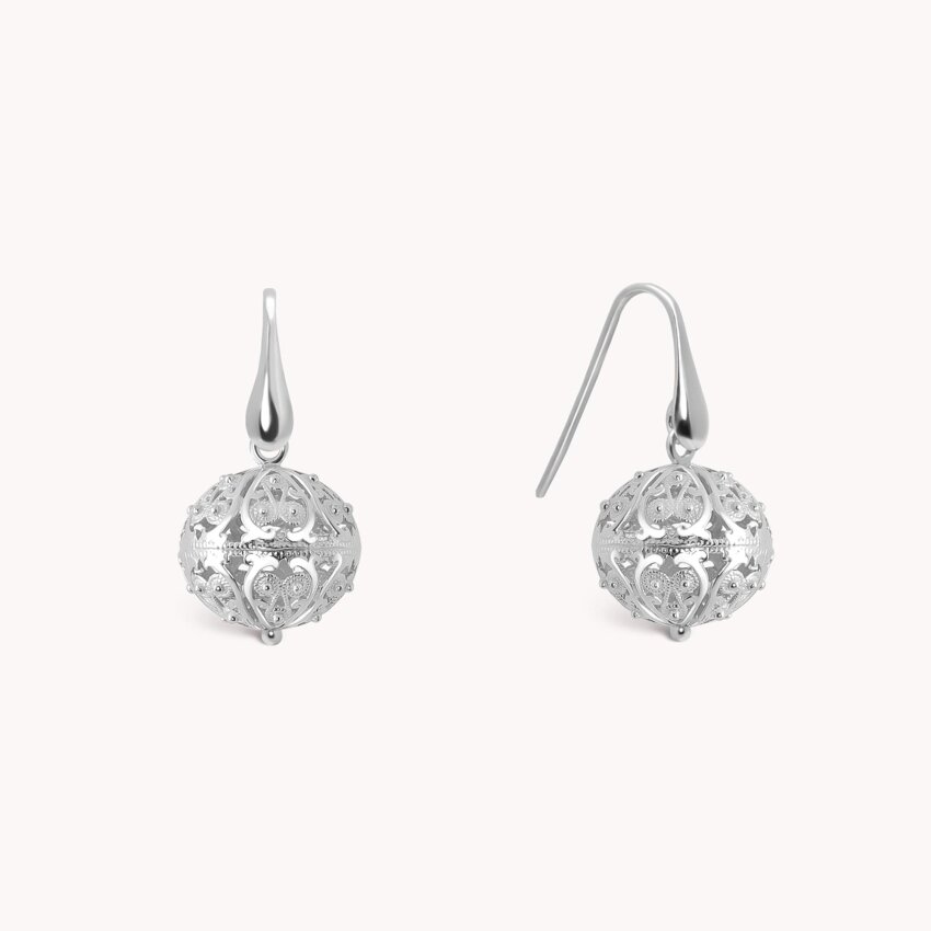 Srebrne naušnice Šibenski Botuni Medium