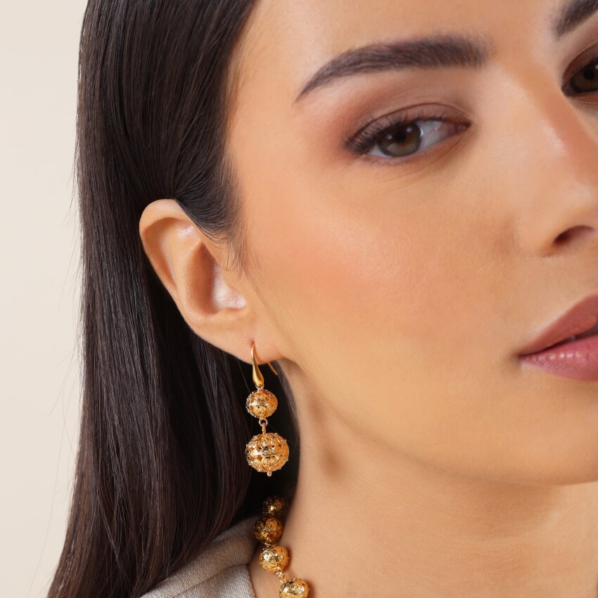 Srebrne naušnice Šibenski Botuni Medium