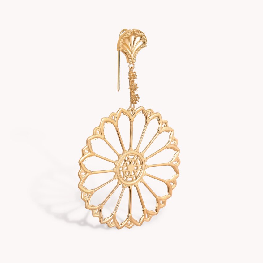 Srebrne naušnice Šibenske Rozete