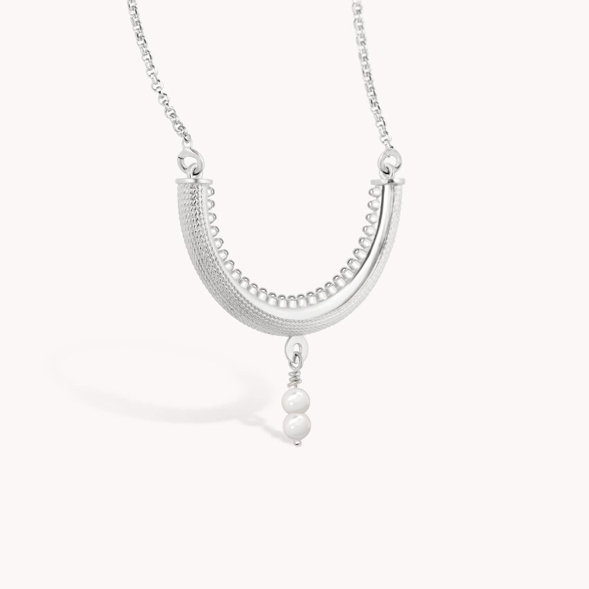 Srebrna ogrlica Konavoka Medium