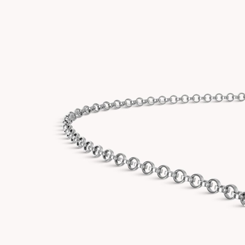 Srebrni lanac Rolo W-40cm