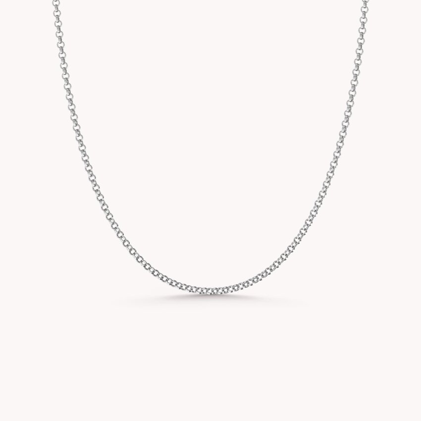 Srebrni lanac Rolo W-42cm