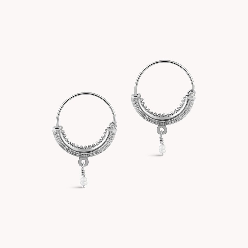 Srebrne naušnice Konavoke Petite