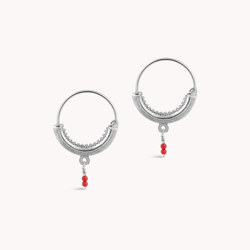 Srebrne naušnice Konavoke Petite