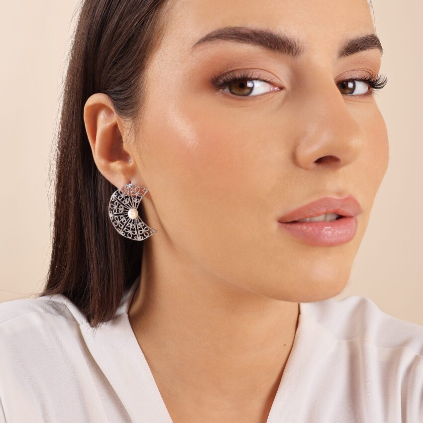 Srebrne naušnice Dalmatinska Čipka