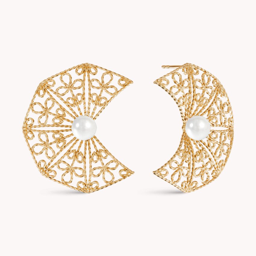 Srebrne naušnice Dalmatinska Čipka