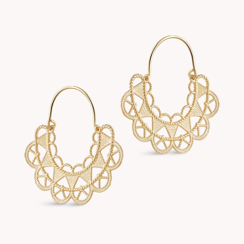 Srebrne naušnice Dalmatinska Čipka