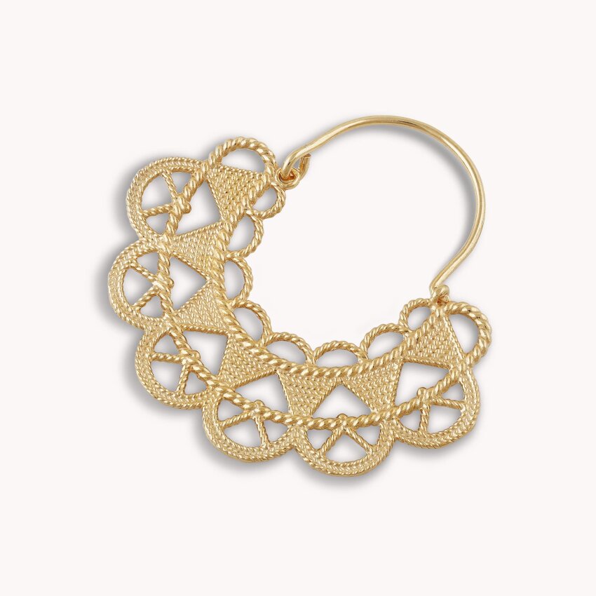 Srebrne naušnice Dalmatinska Čipka