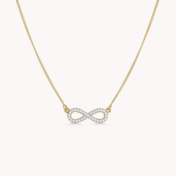 Zlatna ogrlica Infinity