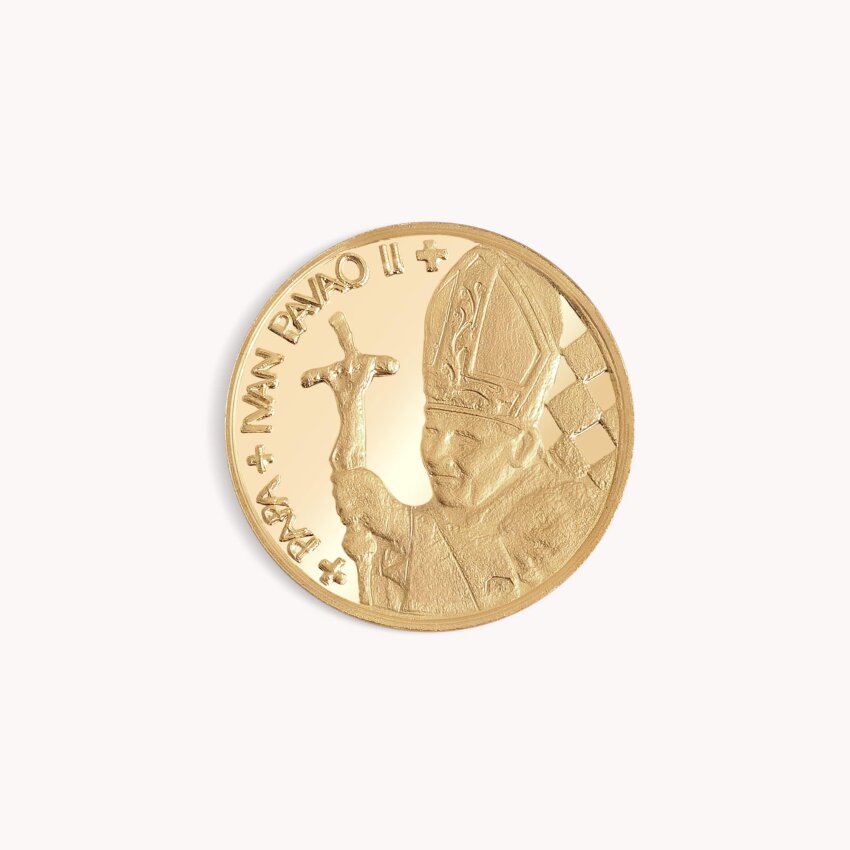 Zlatnik papa Ivan Pavao II. 14g