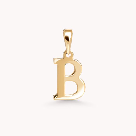 Zlatni privjesak Letter B