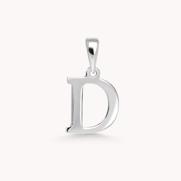 Zlatni privjesak Letter D