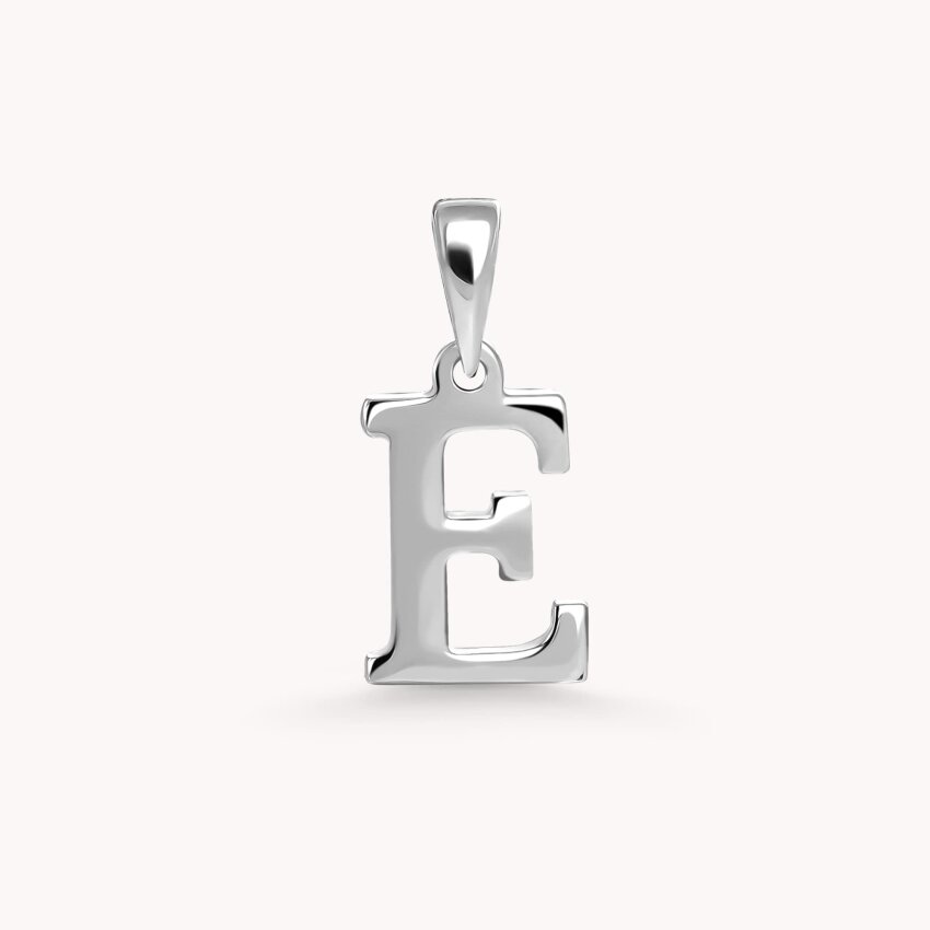 Zlatni privjesak Letter E