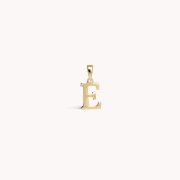 Zlatni privjesak Letter E