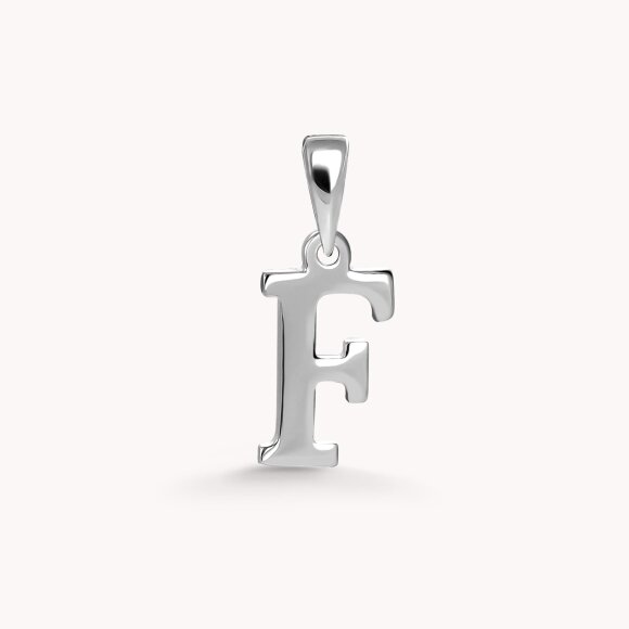 Zlatni privjesak Letter F