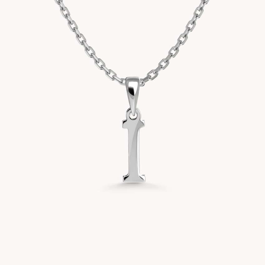 Zlatni privjesak Letter I