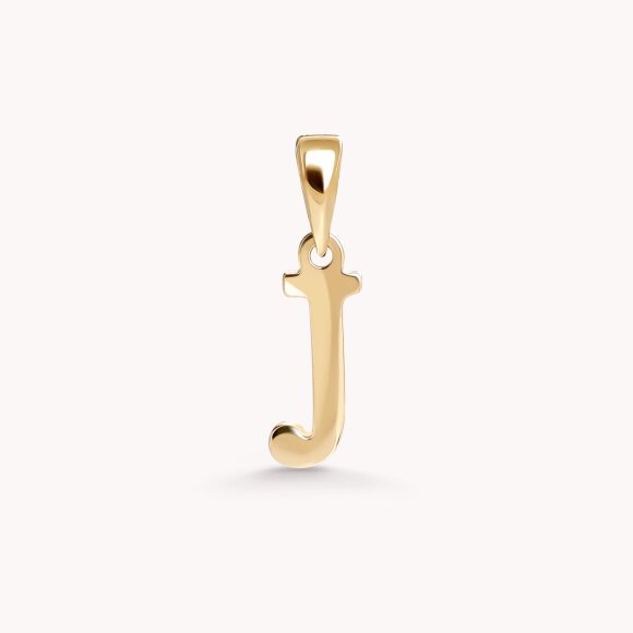 Zlatni privjesak Letter J
