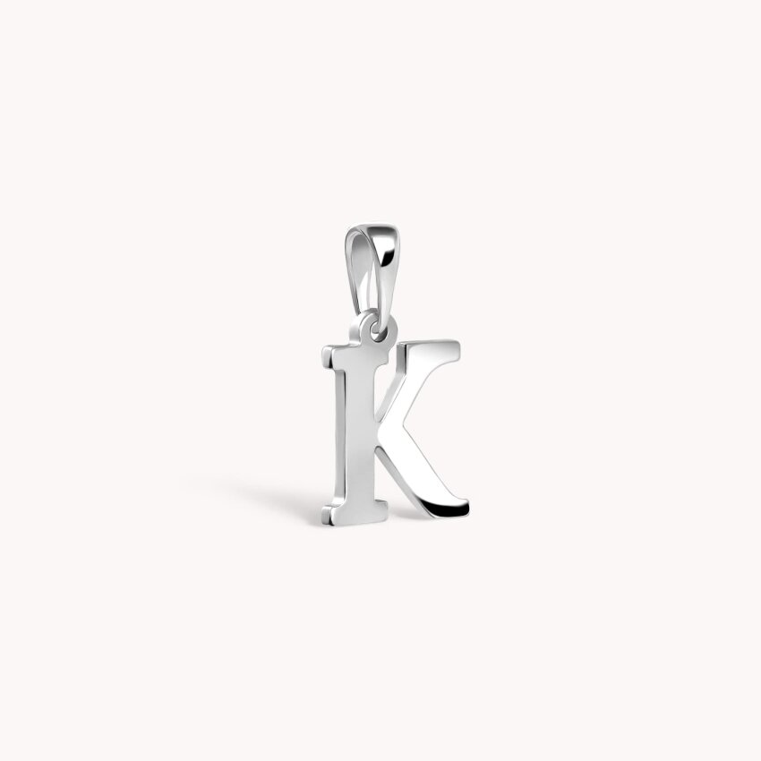 Zlatni privjesak Letter K
