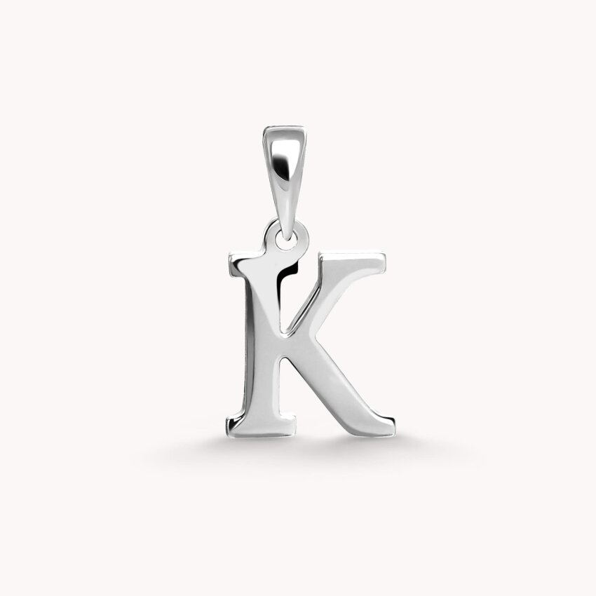 Zlatni privjesak Letter K