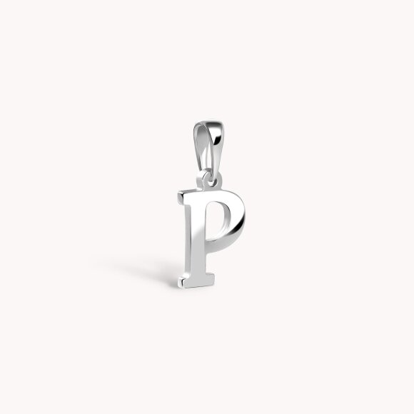 Zlatni privjesak Letter P