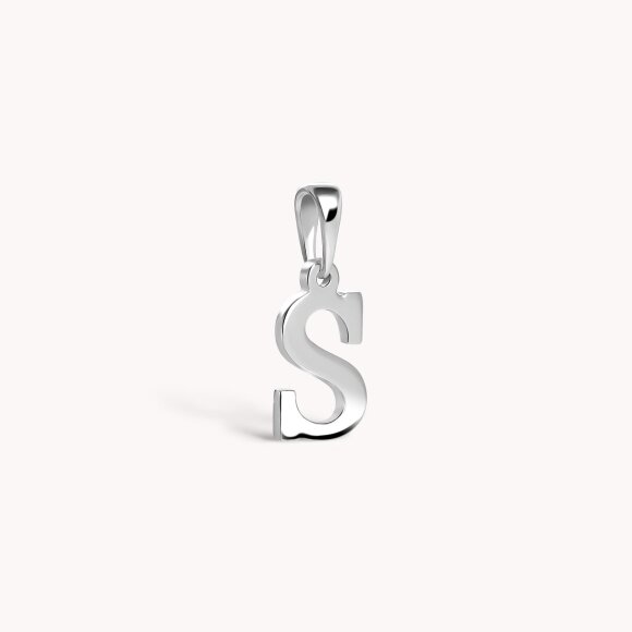 Zlatni privjesak Letter S