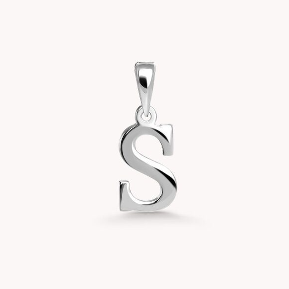 Zlatni privjesak Letter S
