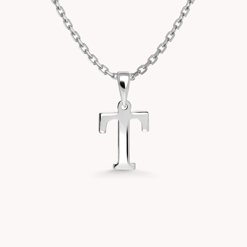 Zlatni privjesak Letter T