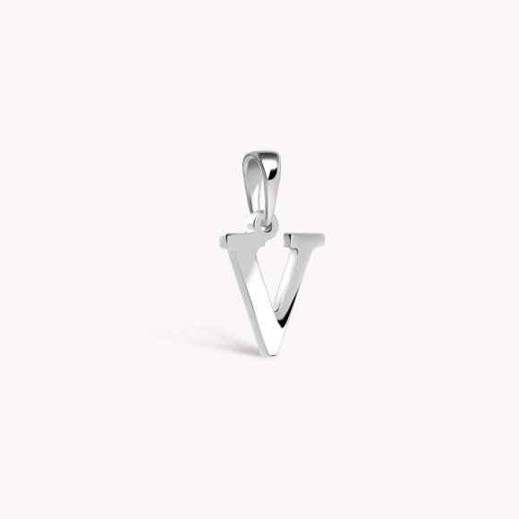 Zlatni privjesak Letter V