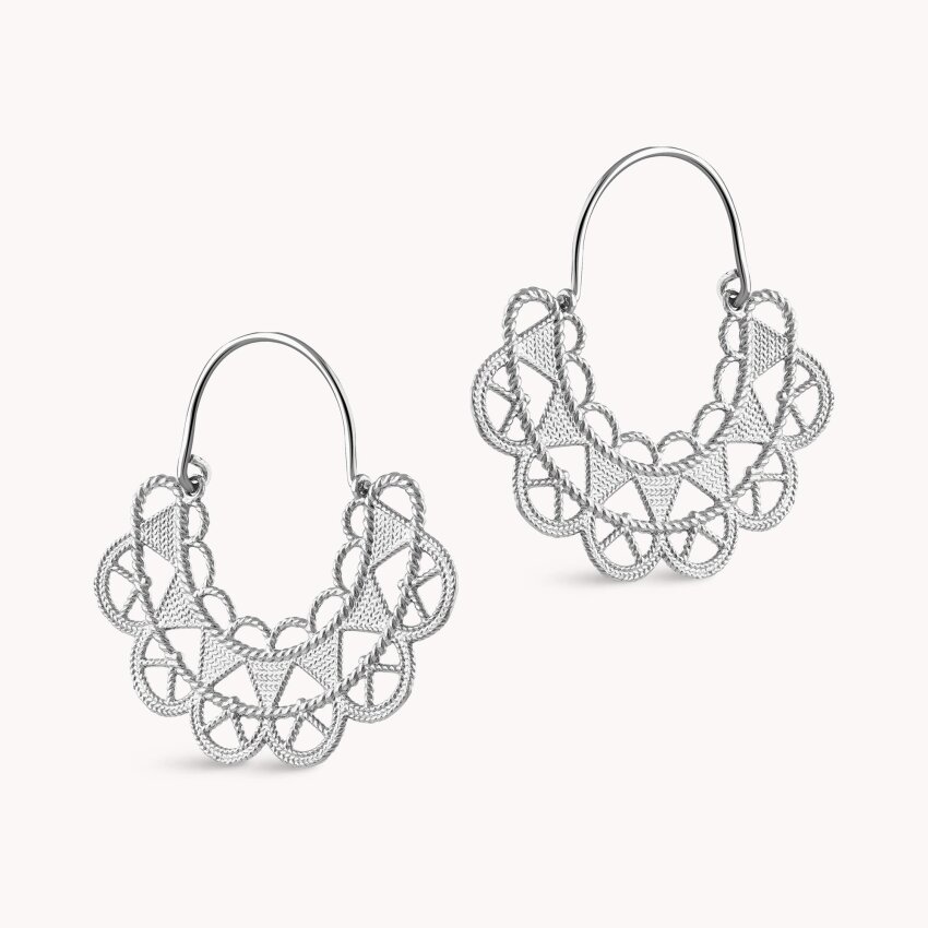 Srebrne naušnice Dalmatinska Čipka