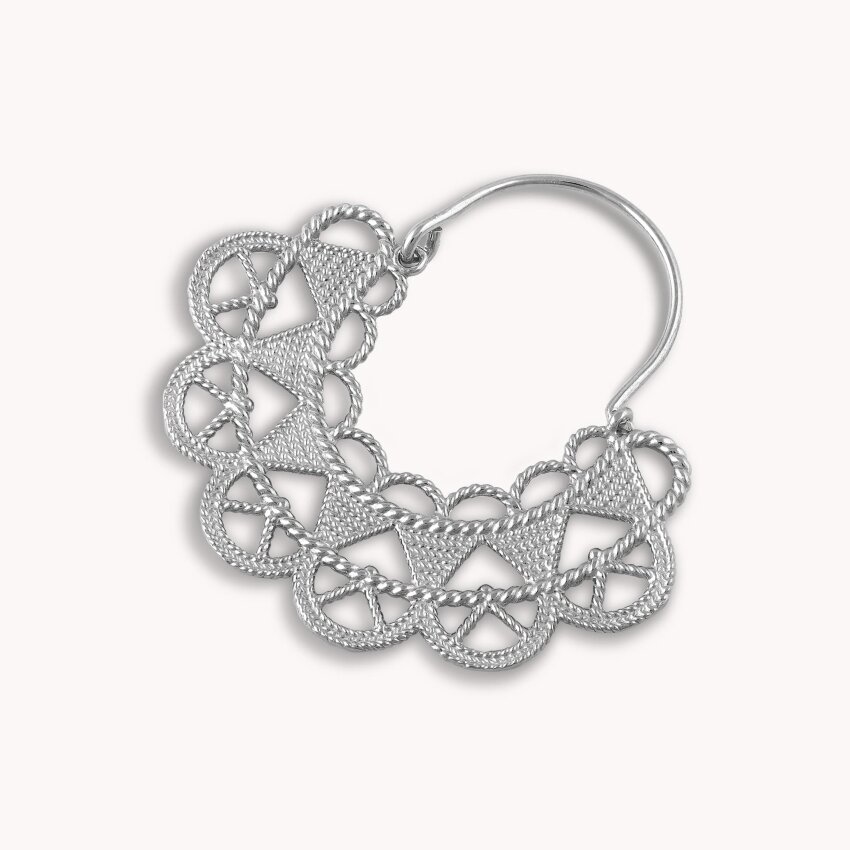 Srebrne naušnice Dalmatinska Čipka