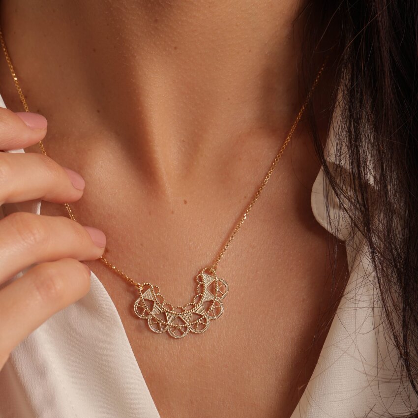 Srebrna ogrlica Dalmatinska Čipka