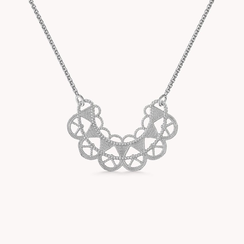 Srebrna ogrlica Dalmatinska Čipka