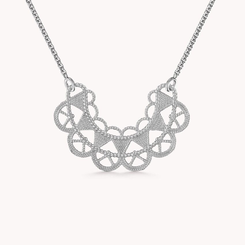 Srebrna ogrlica Dalmatinska Čipka