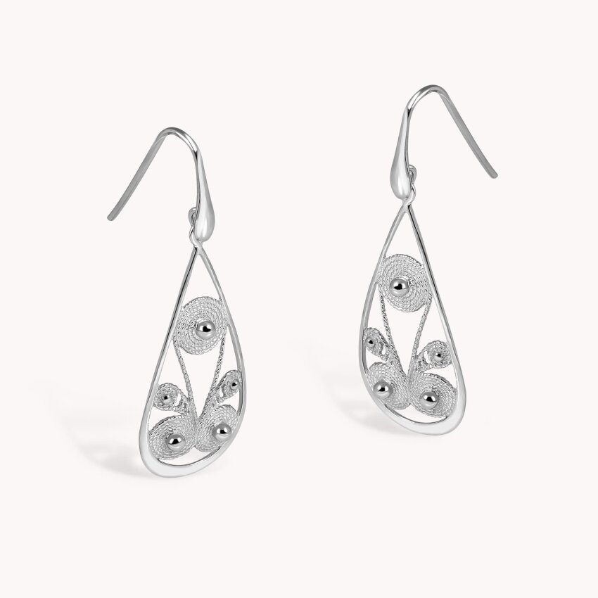 Srebrne naušnice Šibenska Krila