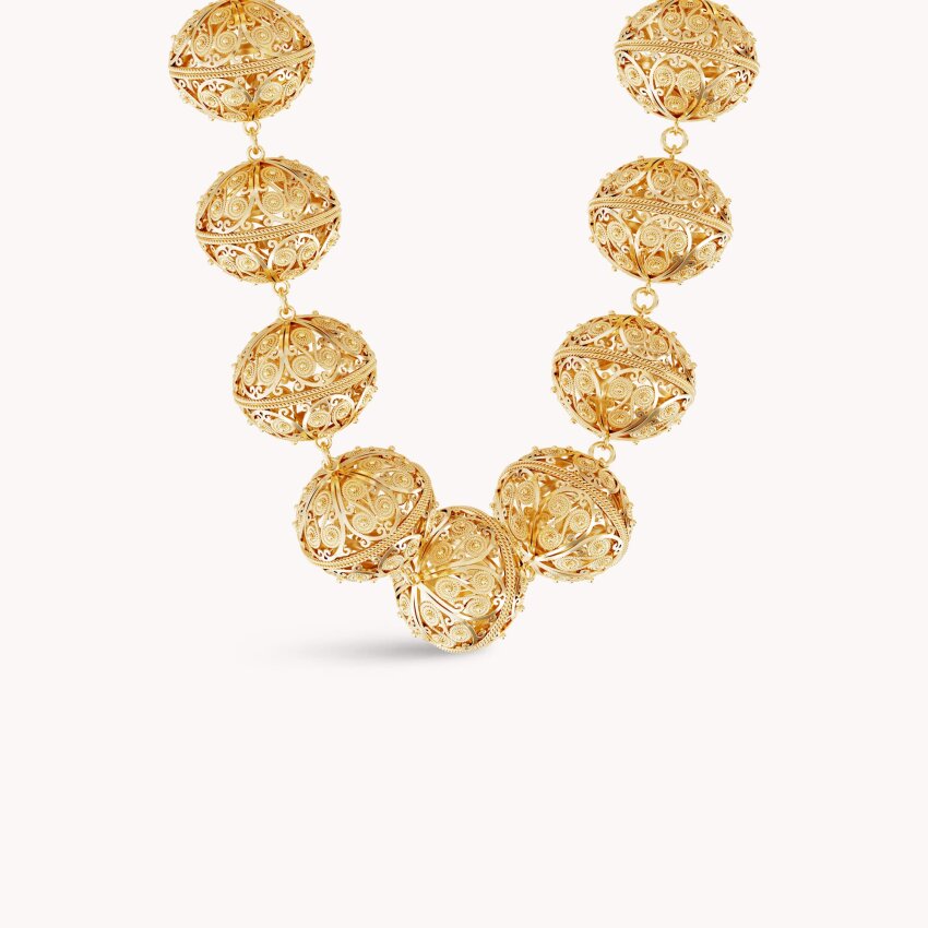 Srebrna ogrlica Šibenski Botuni Medium