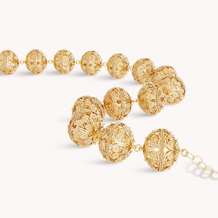 Srebrna ogrlica Šibenski Botuni Medium