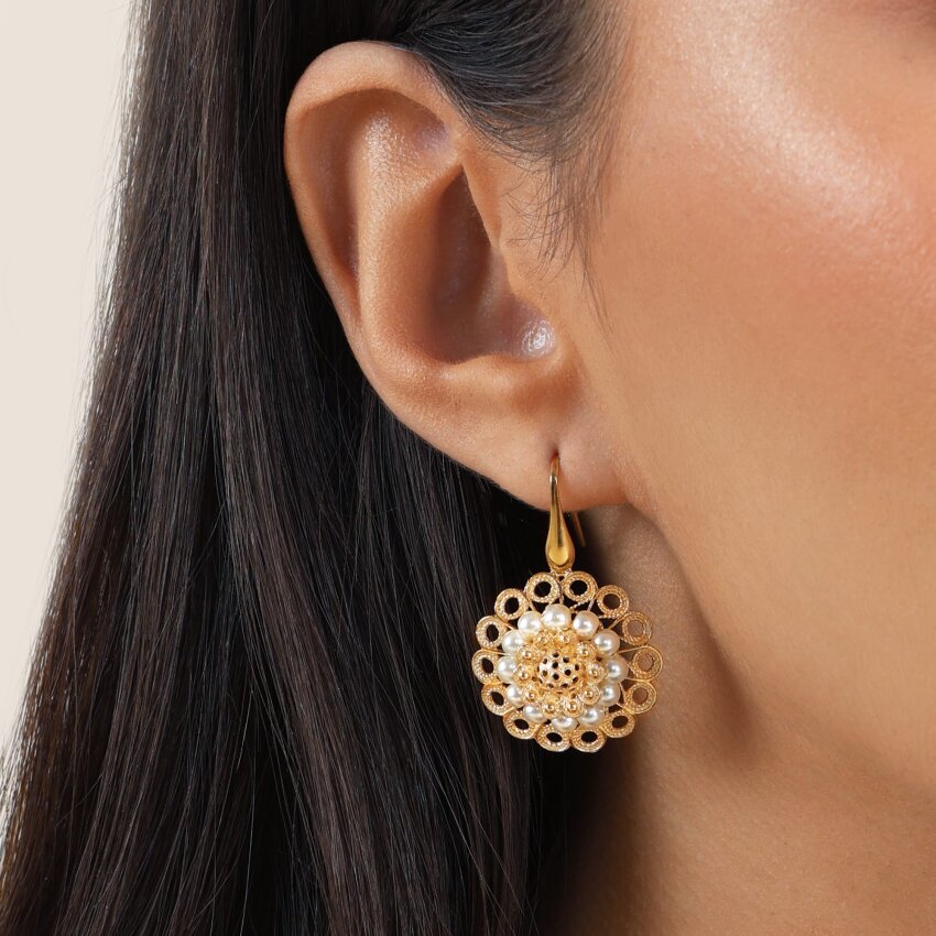 Zlatne naušnice Splitski Ukras Large