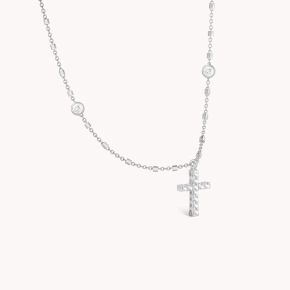 Srebrna ogrlica Cross