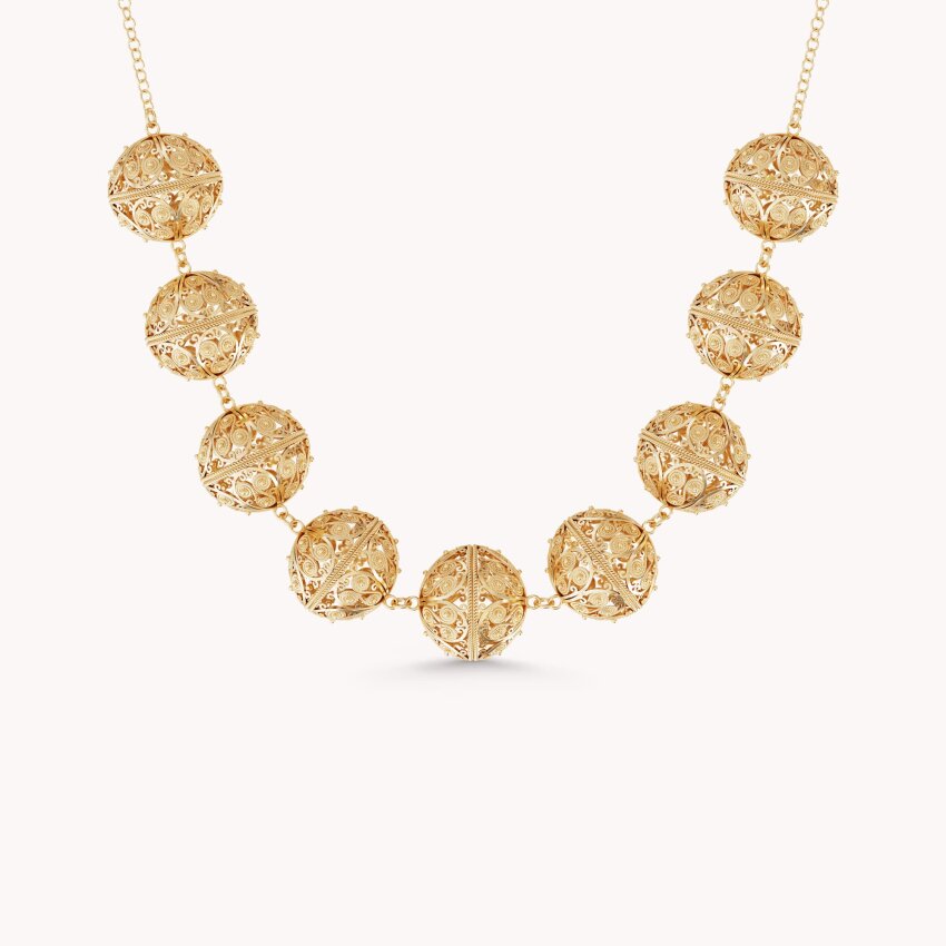 Srebrna ogrlica Šibenski Botuni Large