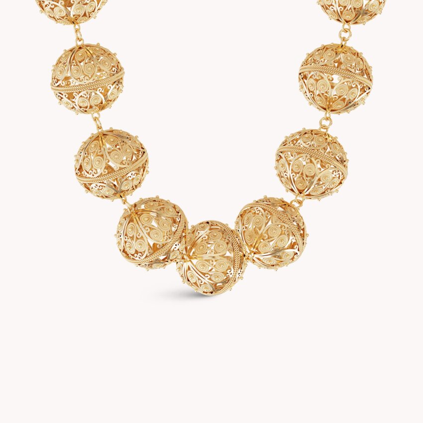 Srebrna ogrlica Šibenski Botuni Large