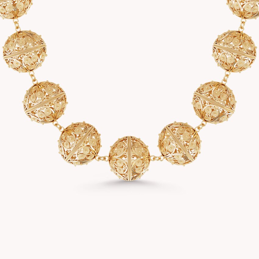 Srebrna ogrlica Šibenski Botuni Large